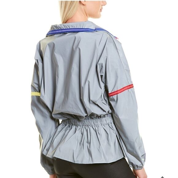 TEREZ Reflective Peplum Jacket  - Picture 2 of 6